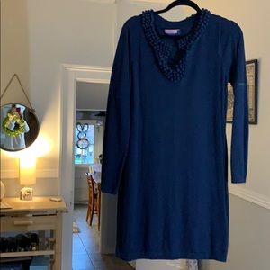 Vineyard Vibe Navy blue sweater dress